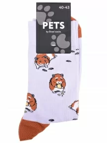 Носки унисекс Брестские (БЧК), 21С4200, рис. 165, СЕРЕБРИСТЫЕ