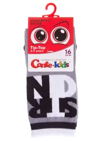 Детские носки Conte kids рис. 608, ТЕМНО-СЕРЫЕ (5С-11СП)
