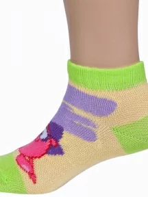 Детские короткие носки "Смешарики" Брестские (БЧК), 19С3094, рис. 886, ЖЕЛТЫЕ