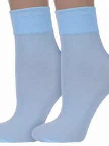 Комплект из 2 пар женских носков Conte, 2-21С-84СП, LIGHT BLUE, светло-голубые