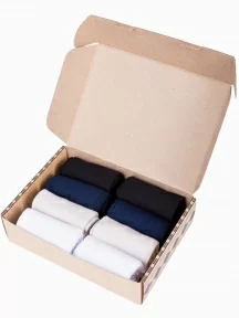 Набор из 8 пар женских бамбуковых носков (ТМ Grinston socks), PG-17D2-8, микс 2