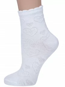 Детские носки "НАШЕ" Смоленской чулочной фабрики, 222С2, рис. 8, БЕЛЫЕ №0