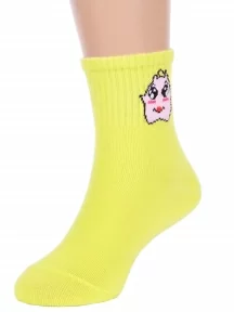 Детские спортивные носки Hobby Line, Ндх4366, САЛАТОВЫЕ