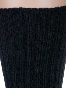 Женские короткие гетры RuSocks (Орудьевский трикотаж) ЧЕРНЫЕ (60 см) (5564-12)