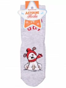 Детские носки Брестские (БЧК), 20С3079, рис. 8003, СВЕТЛО-СЕРЫЕ МЕЛАНЖ