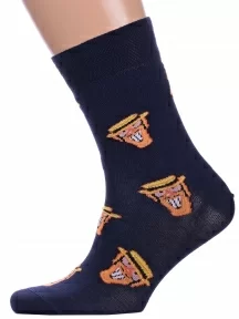 Мужские носки "Бременские музыканты" Брестские (БЧК), 23С2155, рис. 518, ТЕМНО-СИНИЕ