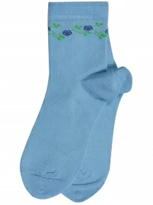 Детские бамбуковые носки LORENZline, Л59, ГОЛУБЫЕ