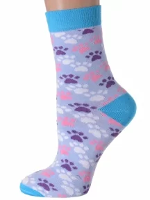 Женские носки Flappers Peppers, 1МБ19Ж/4, ГОЛУБЫЕ