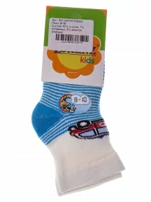 Детские махровые носки LORENZline, Л81, БИРЮЗОВЫЕ