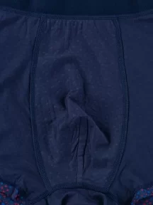 Мужские бамбуковые трусы-боксеры Sergio Dallini, SG2950-2, СИНИЕ