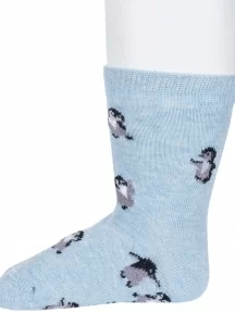 Детские носки RuSocks (Орудьевский трикотаж), Д3-130096М, рис. 01, СВЕТЛО-ГОЛУБЫЕ