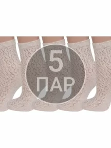 Комплект из 5 пар женских носков Брестские (БЧК) рис. 116, НАТУРАЛЬНЫЕ (5-19С1607)