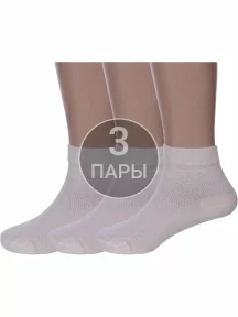 Комплект из 3 пар детских носков Альтаир, 3-Д82, ЭКРЮ