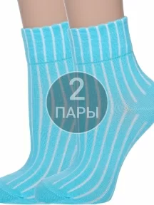 Комплект из 2 пар детских носков Akos БИРЮЗОВЫЕ (2-ВК41000 001)