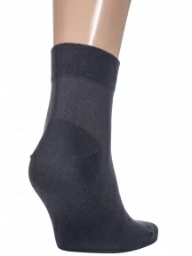 Мужские носки в сеточку RuSocks (Орудьевский трикотаж), М3-23810, ТЕМНО-СЕРЫЕ