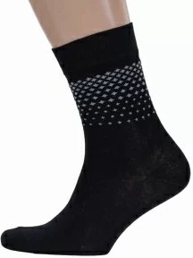 Мужские носки "Борисоглебский трикотаж", 4С935, №36 ЧЕРНЫЕ