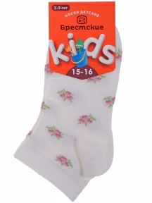 Детские укороченные носки Брестские (БЧК), 15С3085, рис. 1112 МОЛОЧНЫЕ