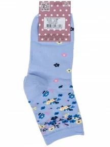 Женские носки "Красная ветка", С-1255, ГОЛУБЫЕ