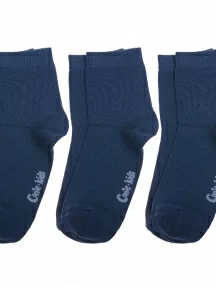 Комплект из 3 пар детских носков Conte kids, 3-5С-11СП, рис. 000, ТЕМНО-СИНИЕ