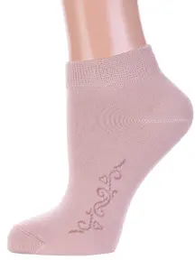 Женские носки Брестские (БЧК) рис. 657, КАПУЧИНО (14с1101)