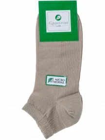 Комплект из 3 пар мужских носков Grinston socks (PINGONS) из микромодала, 3-15D10, БЕЖЕВЫЕ