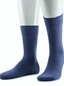 Мужские носки из мерсеризованного хлопка Sergio Di Calze (PINGONS), 17SC6, СИНИЕ