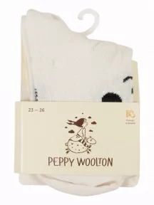 Детские носки PEPPY WOOLTON, НС100, рис. 004, МОЛОЧНЫЕ