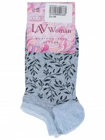 Женские носки "Борисоглебский трикотаж", 6С1015, ГОЛУБЫЕ МЕЛАНЖ