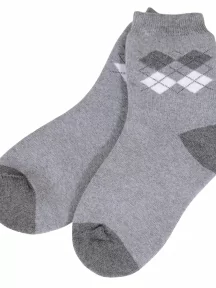 Детские махровые носки RuSocks (Орудьевский трикотаж), Д-49, СЕРЫЕ