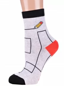 Детские носки Conte kids, 5С-11СП, рис. 397, СВЕТЛО-СЕРЫЕ