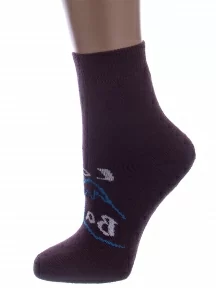 Детские махровые носки Альтаир, С67, КОРИЧНЕВЫЕ