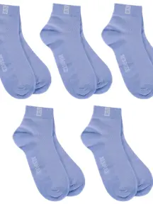 Комплект из 5 пар детских носков RuSocks (Орудьевский трикотаж) ГОЛУБЫЕ (5-Д-36)
