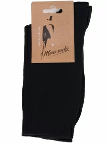 Мужские носки с махровым следом АЛЬТАИР, ММ-219, ЧЕРНЫЕ