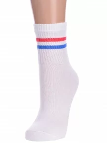 Детские спортивные носки LORENZline, П19, БЕЛО-СИНИЕ