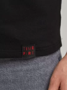 Мужская футболка TIME FIRE, TF21_01, ЧЕРНАЯ