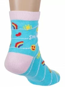 Детские носки "Борисоглебский трикотаж", 8С230, ГОЛУБЫЕ