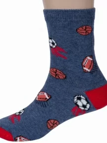 Детские носки RuSocks (Орудьевский трикотаж), Д3-13500, рис. 01, ДЖИНС