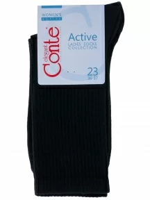 Женские носки Conte, 20С-20СП, рис. 000, ЧЕРНЫЕ