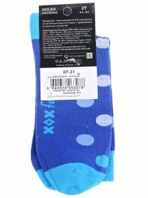 Носки unisex ХОХ FANTASY, XF-31, ВАСИЛЬКОВЫЕ