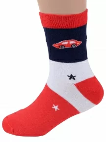 Детские носки RuSocks (Орудьевский трикотаж), Д-86, рис. 09, КРАСНЫЕ