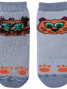 Детские махровые носки "НАШЕ" Смоленской чулочной фабрики, 232С1, рис. 11, СВЕТЛО-СЕРЫЕ №91