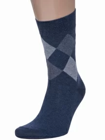 Мужские носки Брестские (БЧК), 15С2125, рис. 044, ТЕМНО-СИНИЕ МЕЛАНЖ