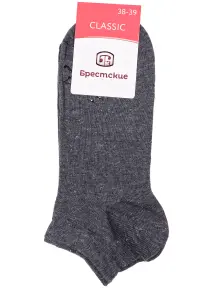 Женские носки Брестские (БЧК) рис. 479, ТЕМНО-СЕРЫЕ МЕЛАНЖ (21С1147)