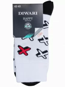 Комплект из 2 пар мужских носков DiWaRi, 2-20С-37СП, микс 4