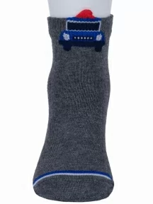 Детские носки "Борисоглебский трикотаж", 8СМ1003/2, №24 ТЕМНО-СЕРЫЕ МЕЛАНЖ