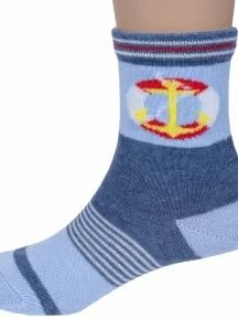 Детские носки PARA socks, N1D26, ГОЛУБЫЕ