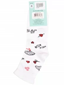 Детские носки LORENZline, П6, БЕЛЫЕ