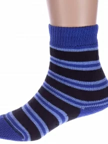 Детские махровые носки Альтаир, С114, ЧЕРНО-СИНИЕ