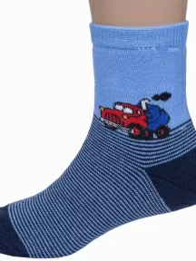 Детские махровые носки LORENZline, Л81, ТЕМНО-СИНИЕ