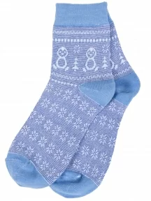 Детские носки "Борисоглебский трикотаж", 8С982, ГОЛУБЫЕ